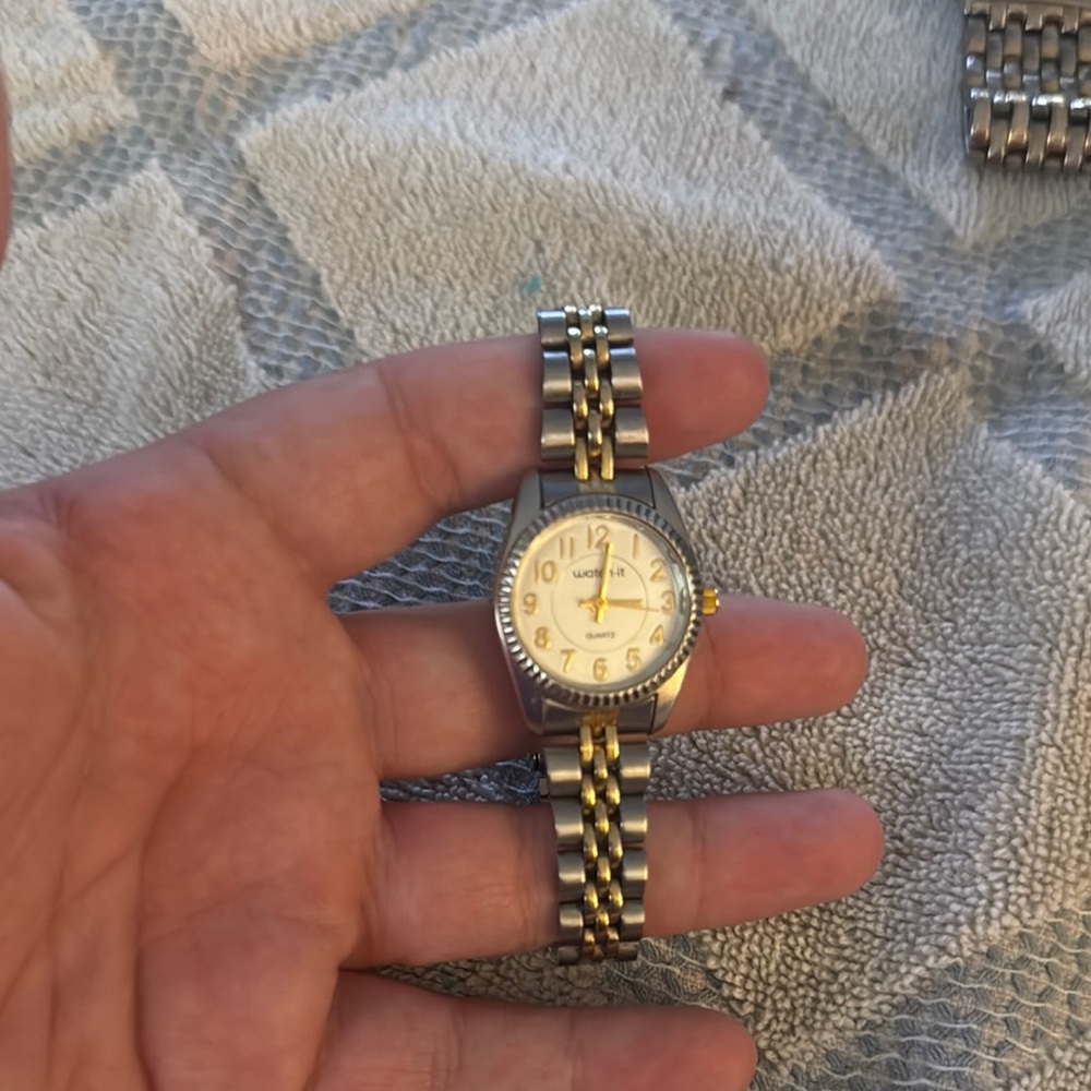 Gold and Silver Women's Watch
